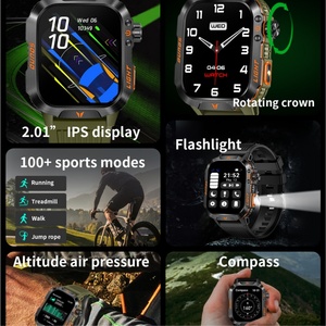 <span class=keywords><strong>Reloj</strong></span> <span class=keywords><strong>Inteligente</strong></span> HT26 2025, para <span class=keywords><strong>Hombre</strong></span>, con Altímetro, Brújula, Monitor de Ritmo Cardíaco, Resistente al Agua IP68, Rastreador Multideportivo, Llamadas Bluetooth - Product Image 2