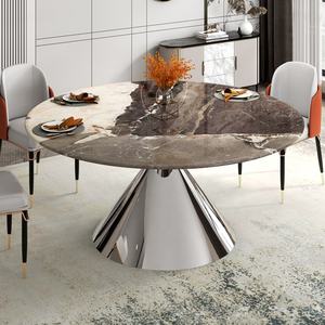 قاعدة طاولة من الفولاذ المقاوم للصدأ ، أرجل معدنية للتزيين ، أرجل طاولة معدنية متينة قابلة للإزالة - Product Image 2