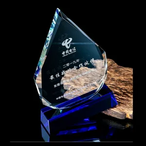 Trophée en cristal gravé sur mesure de haute qualité sur le thème de l'amour, plaque en verre premium, artisanat en cristal unique - Product Image 2
