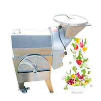 Équipement de coupe-oignon SUS304 trancheuse de déchiquetage de légumes racines commerciale machines de coupe de fruits multifonctionnelles