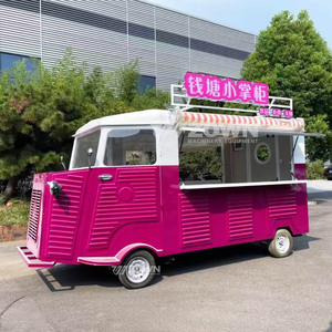 2026 New Arrival Luxury Mobile Food Truck Fully Equipped Restaurant Concession Trailer For <b>BBQ</b> Pizza Hamburger Fast Food - Product Image 2