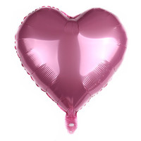 Ballons en feuille d'aluminium en forme de cœur de 18 pouces, couleur unie, multicolores, pour décorations de mariage, anniversaire, Saint-Valentin