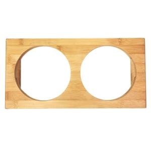 ชามใส่น้ำสำหรับสุนัขขนาดเล็กชามเซรามิกใส่สัตว์เลี้ยงทำจากไม้ไผ่ใช้ป้อนสัตว์เลี้ยงชามใส่แมวสำหรับสุนัขแมว - Product Image 5