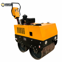 Compacteur vibrant à deux roues personnalisable, à moteur diesel, pour travaux routiers, vente directe usine