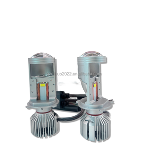 Bombilla de proyector de faro H4 160W Potente lente H4 Luz de doble haz Alto y Bajo Proyector LED H4 <span class=keywords><strong>MT9</strong></span> M3 M5 - Product Image 5