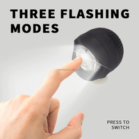 Lampe LED PVC à commande par bouton pour chaussures, 3 modes d'éclairage, accessoires de décoration pour pantoufles, idéale pour la conduite nocturne et les activités de plein air – Vente Flash