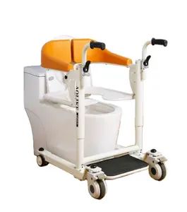 Adjustable Rehabilitation Equipment Remote Control Electric Patient Transfer Commode Wheelchairs For Sale