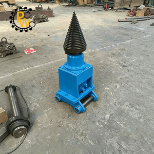 Fendeuse à <span class=keywords><strong>vis</strong></span> hydraulique pour excavatrice de 15-20 tonnes, fendeuse de <span class=keywords><strong>bois</strong></span> forestier, brise-bûches, accessoire de fendage de <span class=keywords><strong>bois</strong></span> pour excavatrice PW - Product Image 4