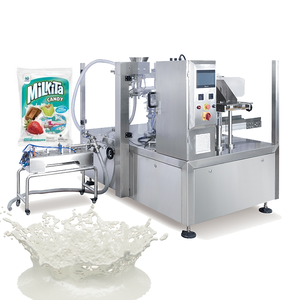 Multi-station Filling <b>Machine</b> for Pre-made Pouches: Milk, Yogurt, Honey, Ketchup Table Salt <b>Packaging</b> <b>Machine</b> - Product Image 1