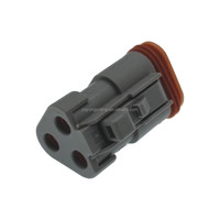 Vente directe usine – Connecteur automobile étanche 2 broches femelle DT06-2S-E003 avec faisceau de câbles et contacts en cuivre