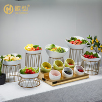 Présentoir de nourriture de buffet d'acier inoxydable de Offre Spéciale usine de présentoirs de buffet de restauration d'hôtel