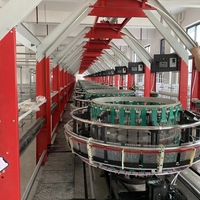 Sac tissé Machine entièrement automatique Pp tissé sac faisant la machine de métier à tisser circulaire avancée en plastique 4 navette métier à tisser circulaire