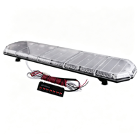 Barre lumineuse de signalisation LED Led Soul 264W, montage sur toit par clip, boîtier en alliage d'aluminium PC, IP65, plusieurs couleurs, éclairage technique