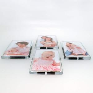 Regalo promozionale di <span class=keywords><strong>Stampa</strong></span> UV Su Misura In Bianco Acrilico Photo Frame Magnete Del Frigorifero per La Decorazione Domestica - Product Image 1