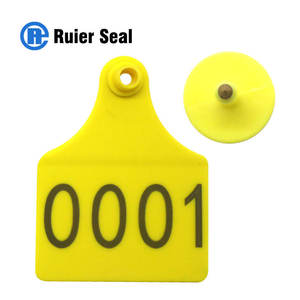 REET015 Etiquetas <span class=keywords><strong>de</strong></span> Oreja Personalizables para Ganado Vacuno, Porcino y Ovino, Nuevas Etiquetas <span class=keywords><strong>de</strong></span> Oreja para Animales con Impresión Láser Personalizada, Núcleo <span class=keywords><strong>de</strong></span> TPU <span class=keywords><strong>de</strong></span> 100x77 mm - Product Image 1