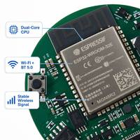 Placa PCBA de Alta Calidad para Dispositivos Inalámbricos WiFi IoT de Shenzhen, 4 Capas FR-4, Máscara de Soldadura HASL Verde, 1.6mm de Grosor, Electrónica de Consumo