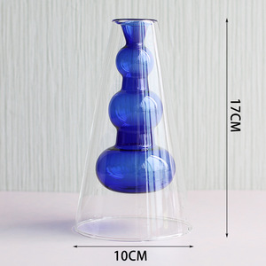 आधुनिक ईन्स शैली रचनात्मक हाइड्रोपोनिक पारदर्शी ग्लास फर्श <span class=keywords><strong>vase</strong></span> लिविंग रूम के लिए व्यक्तिगत कला आभूषण - Product Image 4
