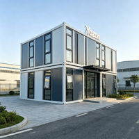 Bureau préfabriqué moderne à deux étages Yozon, bâtiment modulaire portable pour chantier de construction, villa commerciale et projets hôteliers