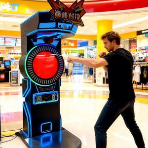 เครื่องเกมส์ชกมวยหยอดเหรียญ Baihui Sport Amusement Boxing Vending Target แบบอิเล็กทรอนิกส์  ราคาเครื่องเกมส์คิกบ็อกซิ่ง - Product Image 1