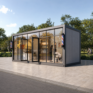 Salon de coiffure mobile modulaire préfabriqué, <span class=keywords><strong>kiosque</strong></span> de beauté pour usage commercial - Product Image 2
