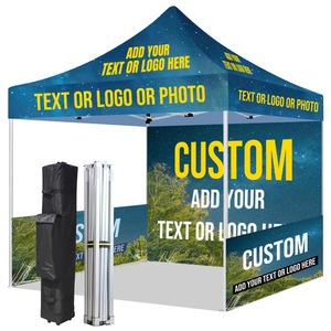 600D Oxford tessuto piuma bandiera tovaglia telaio in alluminio baldacchino eventi sportivi pubblicità esterna tenda pieghevole Gazebo - Product Image 1