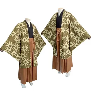 Kimono kıyafet üniforma Anime Haganezuka Hotaru Cosplay Anime Kimetsu Cosplay kostüm