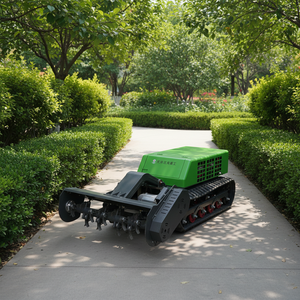 Industrial Track Mower for Grass Cutting <b>Battery</b>-Operated Remote Control Lawn Mower Crawler Design 8h Run Time for Field Use - Product Image 1