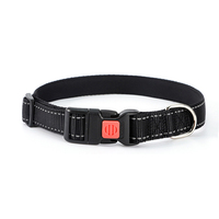 Collier Réfléchissant Ajustable en Nylon Rembourré pour Chien et Chat, avec Boucle de Sécurité et Rubans Lumineux Décoratifs – Vente en Gros
