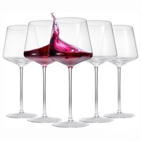 Gobelets à vin à pied en plastique transparent de luxe personnalisés, modernes, 200 ml, compatibles lave-vaisselle, pour déguster du vin rouge, blanc ou cabernet