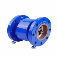 Vanne de retenue à bride en fonte ductile Gaotong HC41X-16Q, silencieuse, verticale/horizontale, unidirectionnelle, pour eau/gaz/huile, joint en EPDM