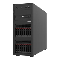 Untuk Server Tower ThinkSystem ST250 V3 Intel Xeon E-2400/Xeon 6300 1-Socket 8-Core 5.6GHz DDR5 ECC 128GB Enterprise