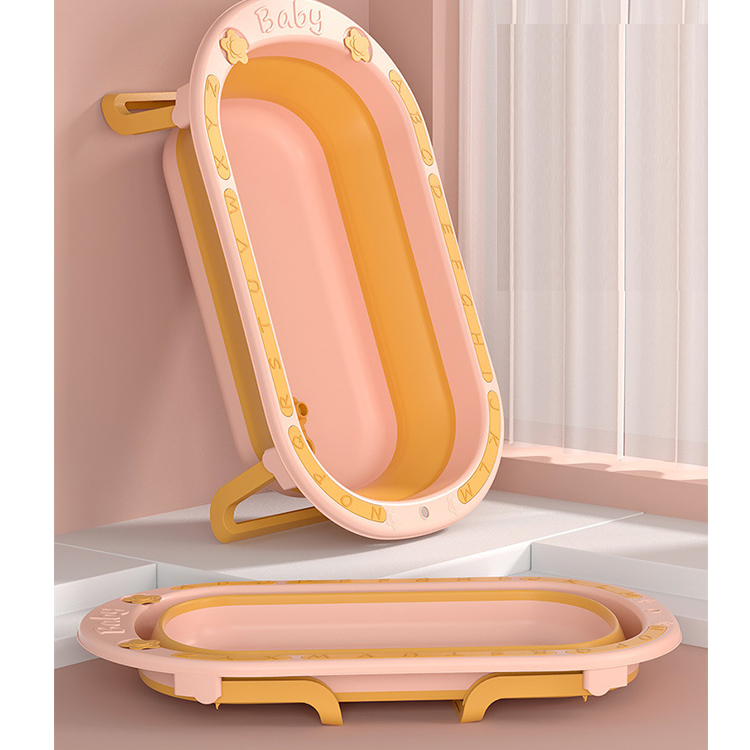 Портативная Складная Ванна, раковина для душа, комфортная складная детская ванна с подставкой