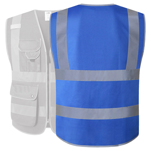 हॉटसेल थोक उच्च दृश्यता चिंतनशील निहित है आईएसओ 20471 कक्षा 2/एनसी कक्षा 2 फ्लू ग्रीन वेस्ट - Product Image 6