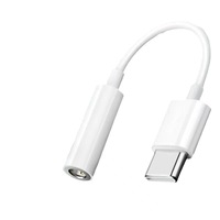 Adaptador de Conector de Auriculares USB-C a 3.5mm Macho-Hembra con Conductor de Cobre y Convertidor de Audio Auxiliar para Teléfonos Inteligentes y Auriculares
