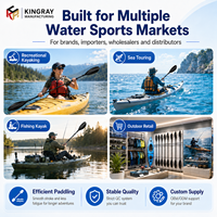 Pagaies de kayak en fibre de carbone à marque privée pour lacs et rivières – Fabricant personnalisé pour marques d'articles de sport