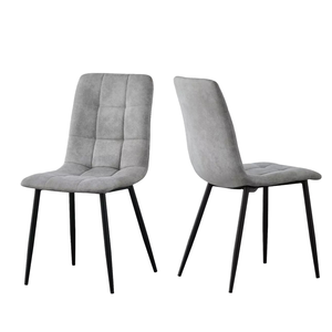Chaises de salle à manger en velours à pieds métalliques, style nordique moderne, pour hôtels et restaurants, vente en gros à prix abordable - Product Image 6