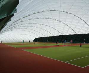 โดมกีฬาเป่าลมแข็งแรงทนทานพร้อมระบบระบายอากาศสำหรับสนามเทนนิสและห้องฝึกซ้อม - Product Image 2