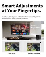 [Remplacement gratuit] Wupro G1 projecteur LED 1080P FHD Mini projecteur vidéo HDR10 Google TV 320 ISO Lumens Smart Portail Proyector