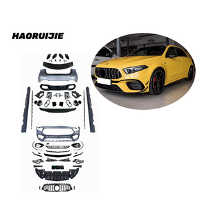 Estiramiento facial de coche para <span class=keywords><strong>mercedes</strong></span>-benz Clase A W177 Hatchback Upgrade <span class=keywords><strong>A45</strong></span> <span class=keywords><strong>S</strong></span> AMG Kit de modificación de parachoques - Product Image 1