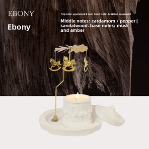 Carousel Scented Candle with <b>Soybean</b> Mixed Wax for Home Long-Lasting High-End Atmosphere Gift - Product Image 6