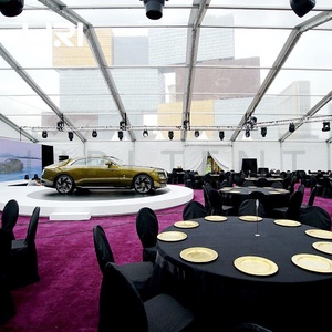 Tente d'événement de chapiteau transparent de banquet de mariage portable de 500 places avec climatisation - Product Image 3