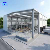 Conception clé en main de bâtiment à structure libre pour usine de produits alimentaires liquides destiné au centre de distribution de boissons