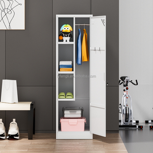 Moderno Armario Metálico de Una Puerta para Guardar Toallas y Fregonas con Cerradura de 3 Puntos para Uso en Hogar, Oficina y Hospital, Armario Comercial Impermeable - Product Image 1