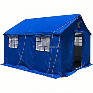 Tente d'urgence bleue multi-tailles très vendue pour les réfugiés en cas de catastrophe naturelle - Product Image 2