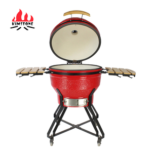 Barbecue et fumoir au charbon de bois de 26 pouces, chariot robuste avec étagères latérales et grilles en acier inoxydable pour la cuisson en extérieur sur la terrasse - Product Image 3