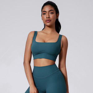 <span class=keywords><strong>Reggiseno</strong></span> Sportivo Antiurto 2026 con Design <span class=keywords><strong>Incrociato</strong></span> sul Retro e Effetto Push-Up per Yoga - Product Image 1