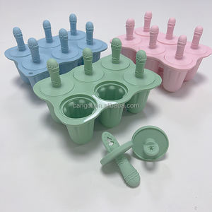 ชุดเครื่องมือทำไอศกรีมขนาดเล็ก6ช่องแบบใช้ซ้ำได้ซิลิโคนไม่มีสาร BPA สำหรับเด็กวัยหัดเดินชุดเครื่องมือทำไอศกรีมเป็นมิตรกับสิ่งแวดล้อม - Product Image 3