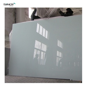 Panneau de verre trempé givré blanc opaque à structure solide pour application hôtelière - Product Image 3