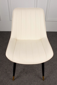 Lusso ristorante sala da pranzo mobili in velluto moderno tessuto sedie da cucina con gambe in metallo - Product Image 6