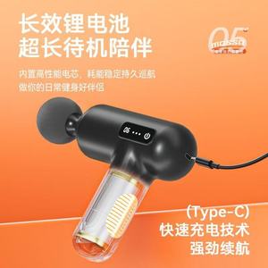 SMOOKY Appareil de fascia miniature de qualité professionnelle Relaxation musculaire électrique Pistolet de fascia Masseur de cou Sans balais Relaxation du corps entier - Product Image 4